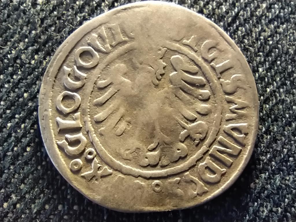 Lengyelország I. Zsigmond Glogau hercegség hercege ezüst 1 grosz