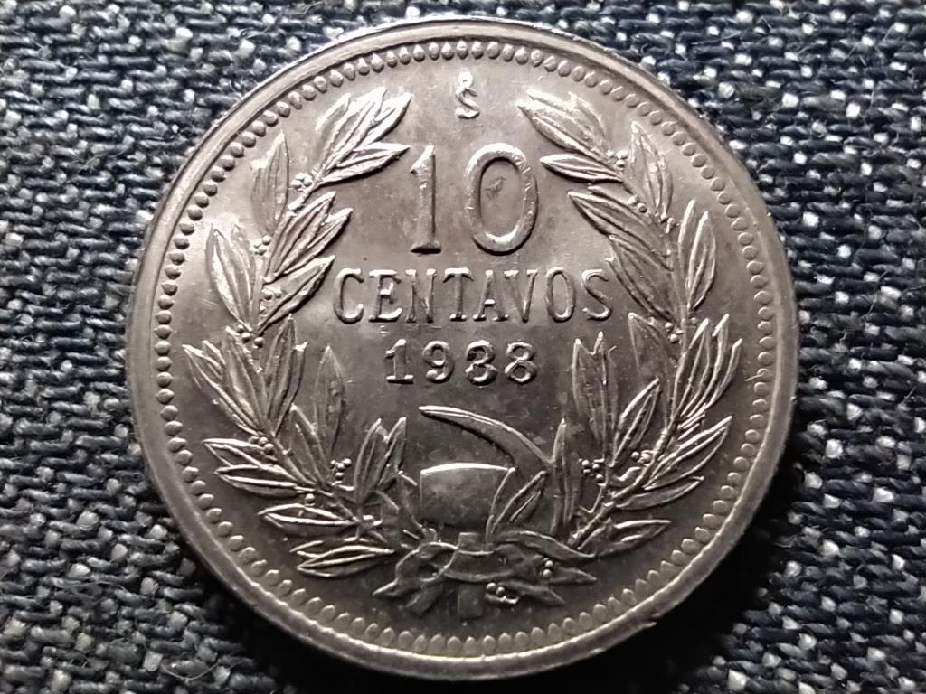 Chile Köztársaság (1818-0) 10 Centavo