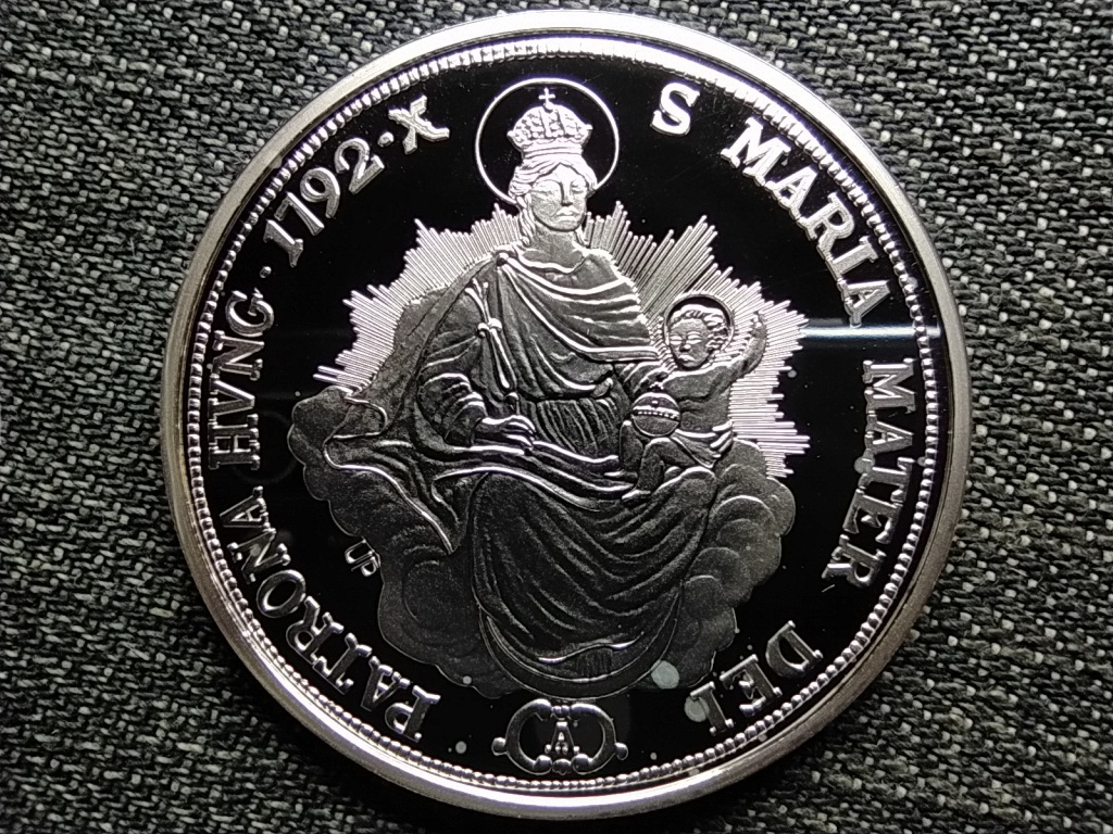 Magyar tallérok utánveretben I. Ferenc tallérja 1792 .999 ezüst