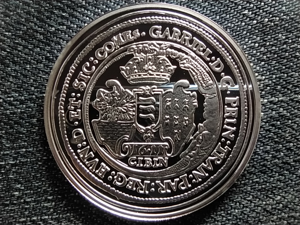 Magyar tallérok utánveretben Báthory Gábor tallérja 1611 .999 ezüst
