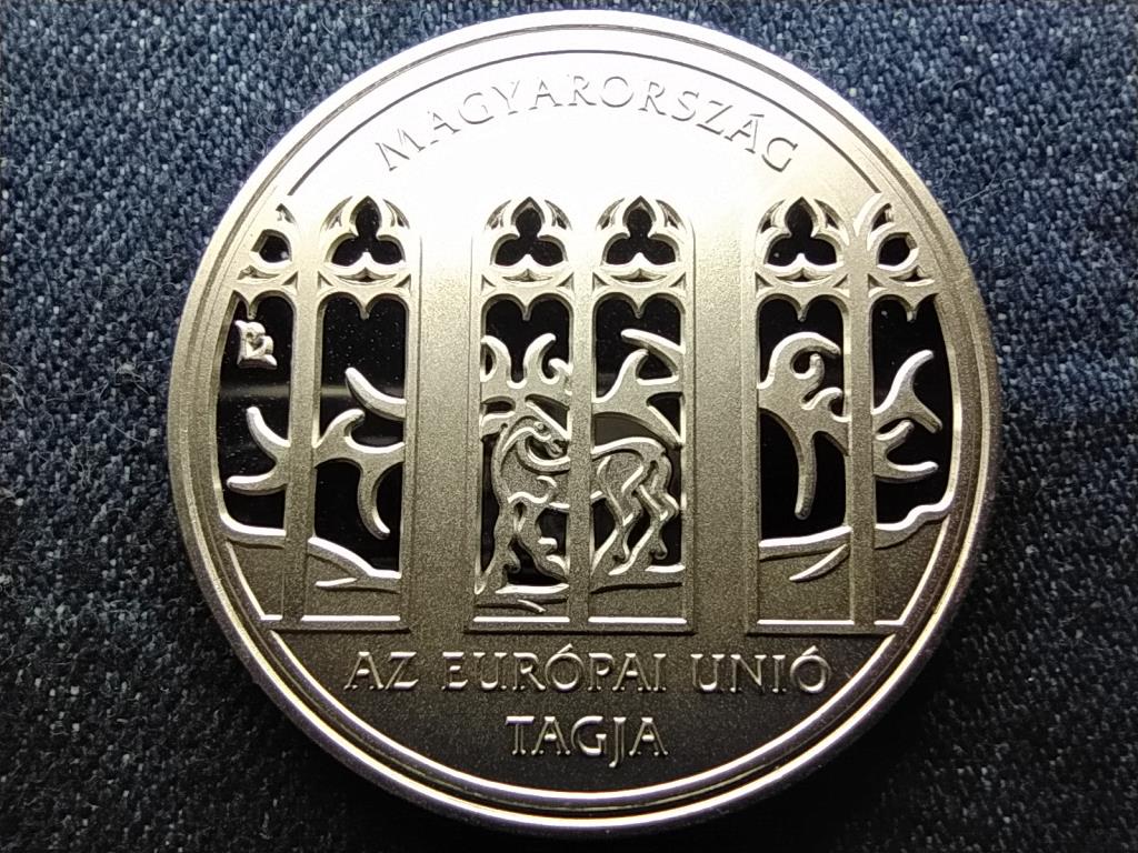 Magyarország az Európai Unio tagja .925 ezüst 5000 Forint