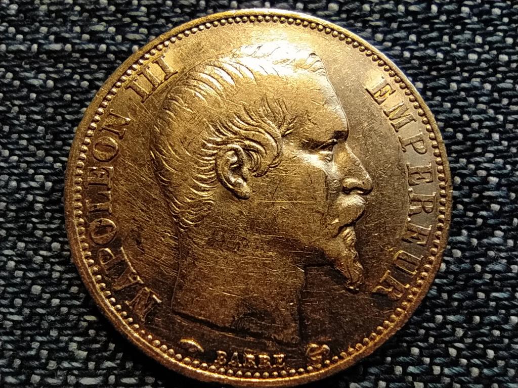 Franciaország III. Napóleon (1852-1870) .900 arany 20 frank 6.45161g