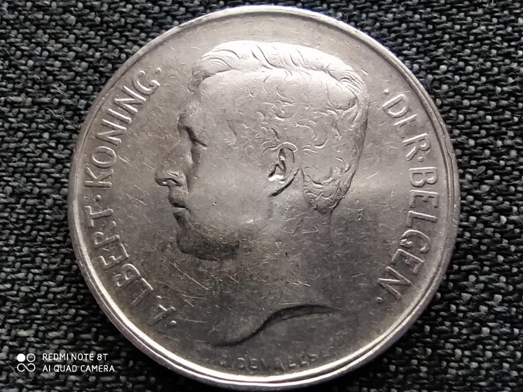 Belgium I. Albert (1909-1934) .835 ezüst 2 Frank