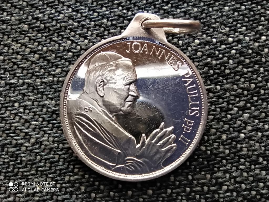 II. János Pál pápa magyaroroszági látogatása .925 ezüst medál