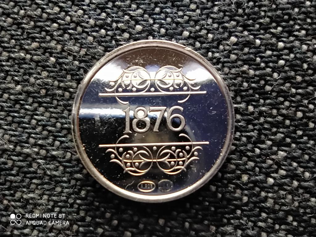 Belgium Történelmi mini érem 1830-1980 1876 2.  .925 ezüst