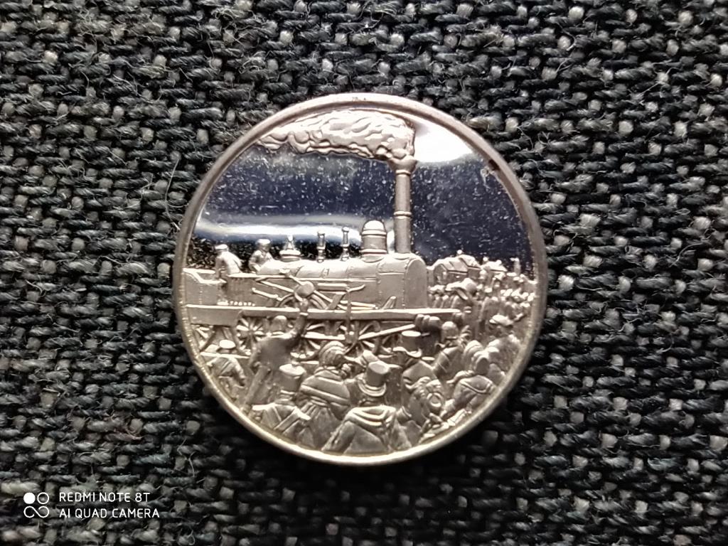 Belgium Történelmi mini érem 1830-1980 1835 .925 ezüst