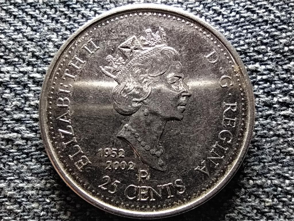 Kanada II. Erzsébet arany jubileuma Kanada nap 25 Cent
