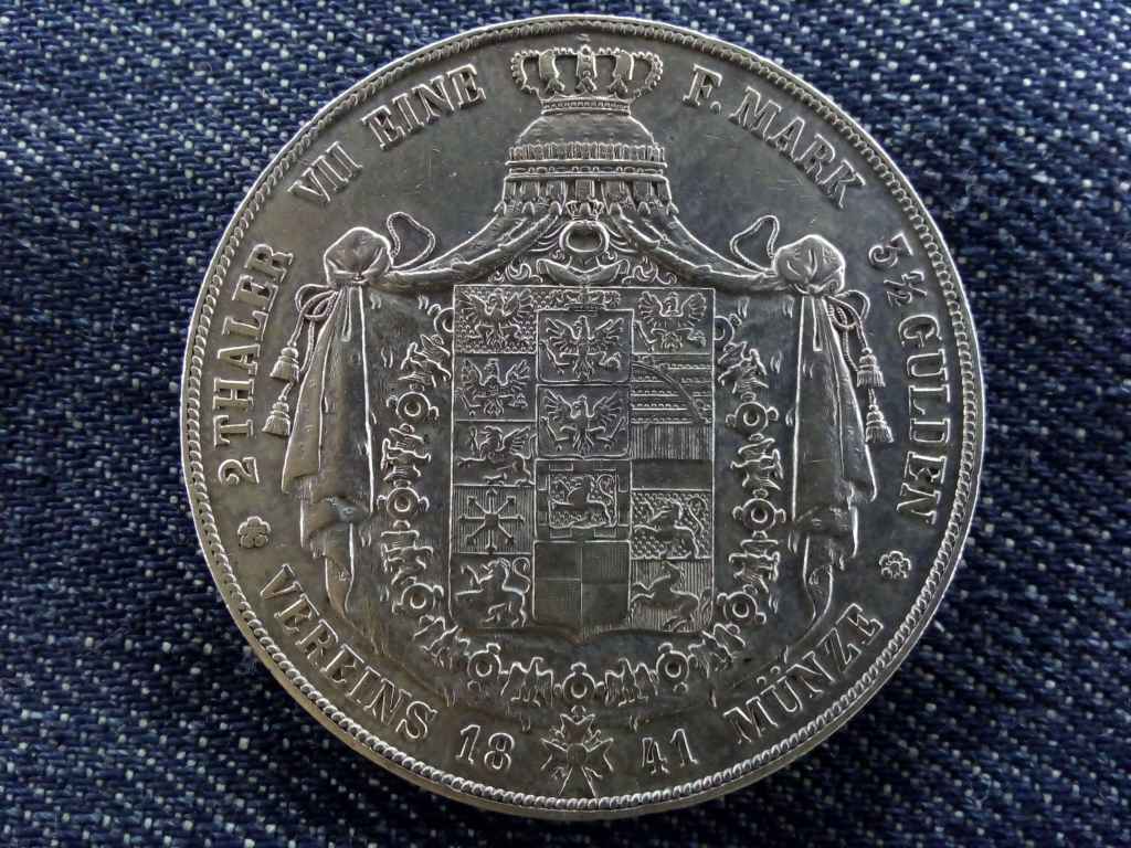 Poroszország IV. Frigyes Vilmos .900 ezüst 2 tallér 3 1/2 gulden