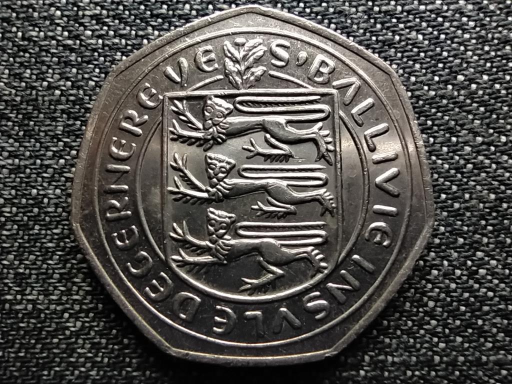 Guernsey II. Erzsébet 50 penny