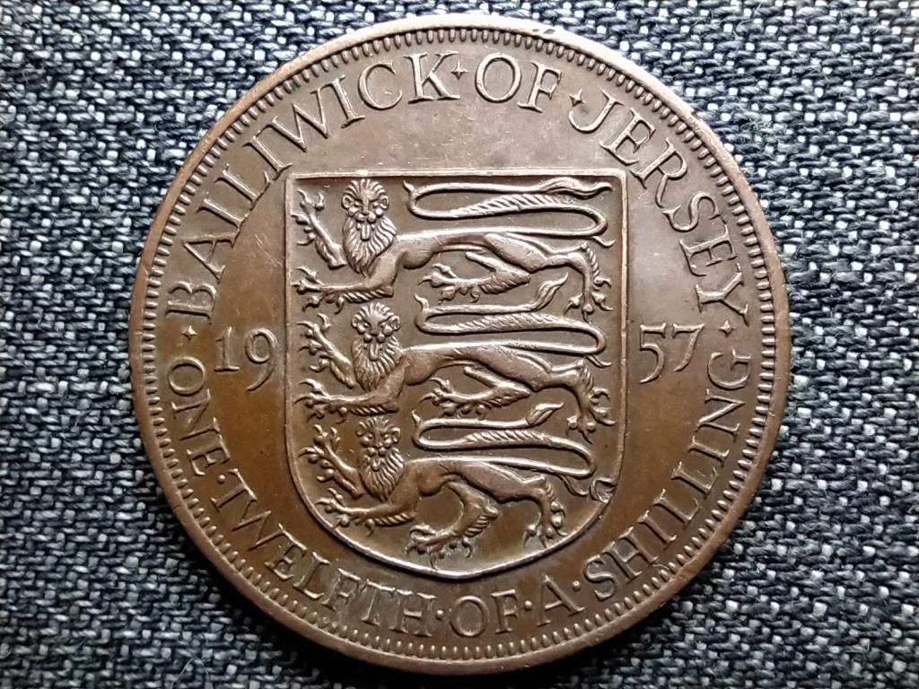 Jersey II. Erzsébet 1/12 shilling