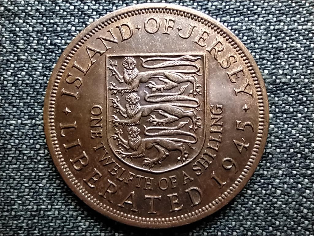Jersey Jersey felszabadítása 1945 1/12 shilling