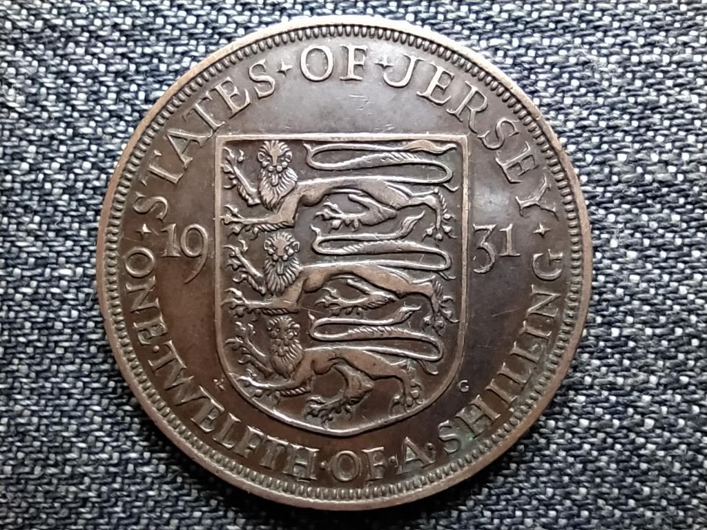Jersey V. György (1910-1936) 1/12 shilling