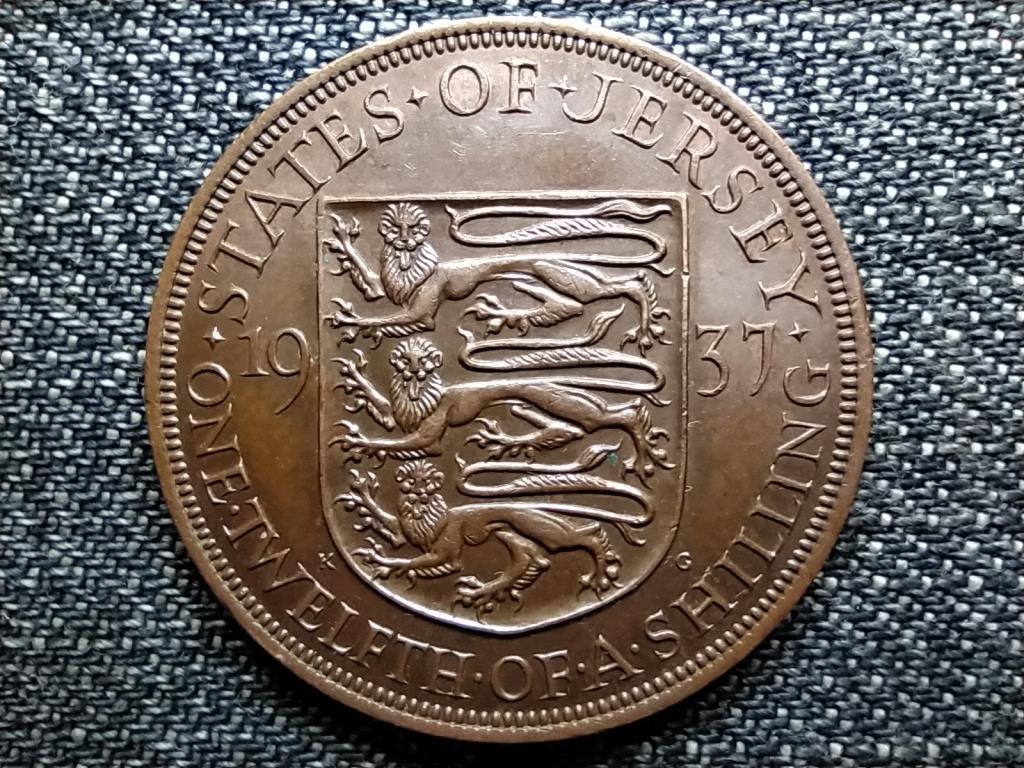 Jersey VI. György (1936-1952) 1/12 shilling