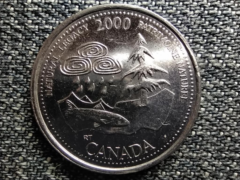 Kanada Belépés a harmadik évezredbe Természetes örökség 25 Cent