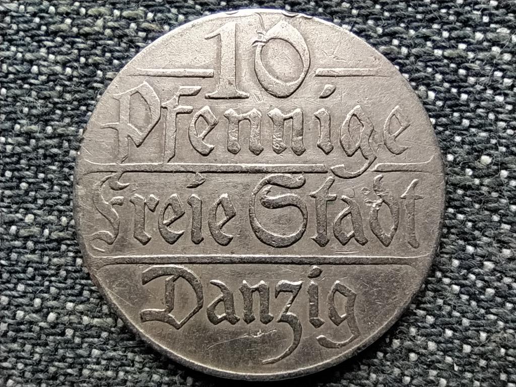 Lengyelország Danzig szabad város 10 pfennig