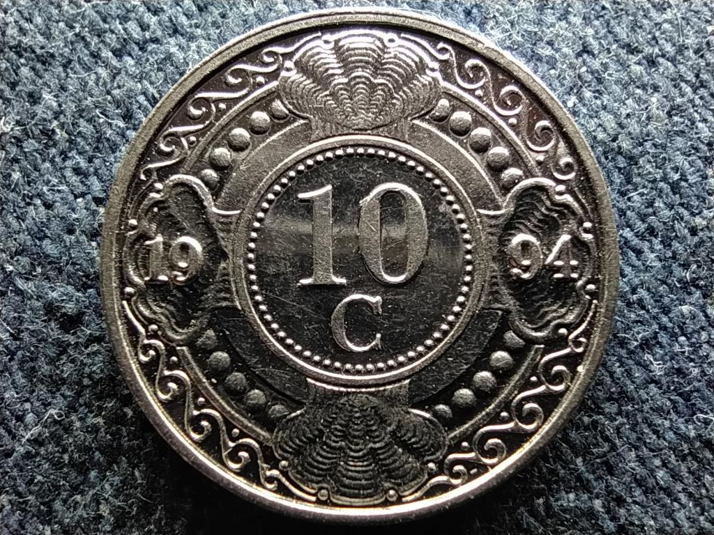 Holland Antillák Beatrix (1980-2013) 10 cent