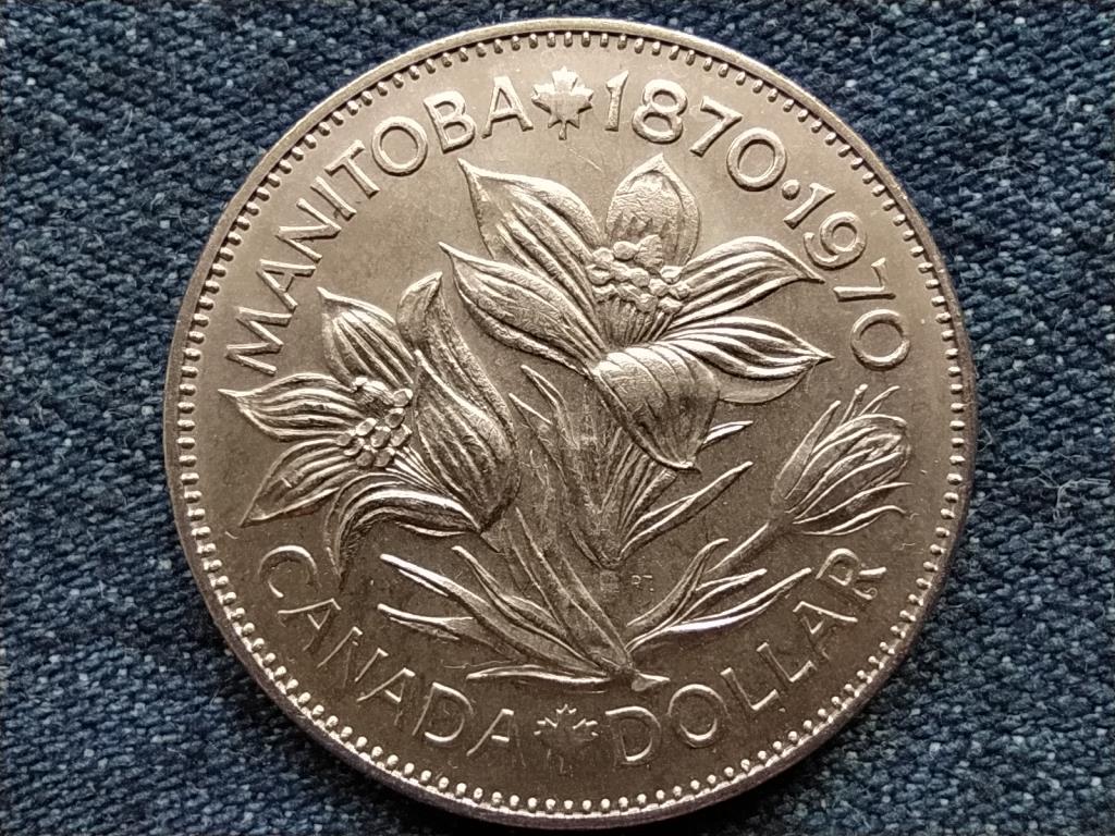 Kanada 100 éve csatlakozott Manitoba 1 Dollár