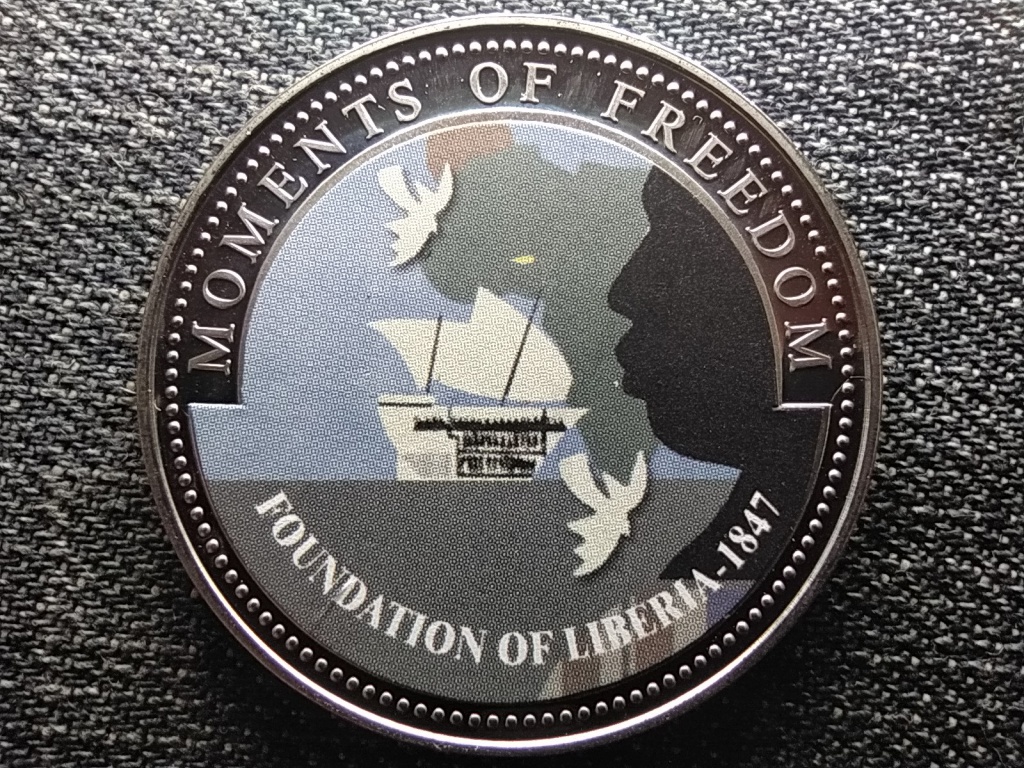 Libéria A szabadság pillanatai Libéria alapítása 1847 10 Dollár