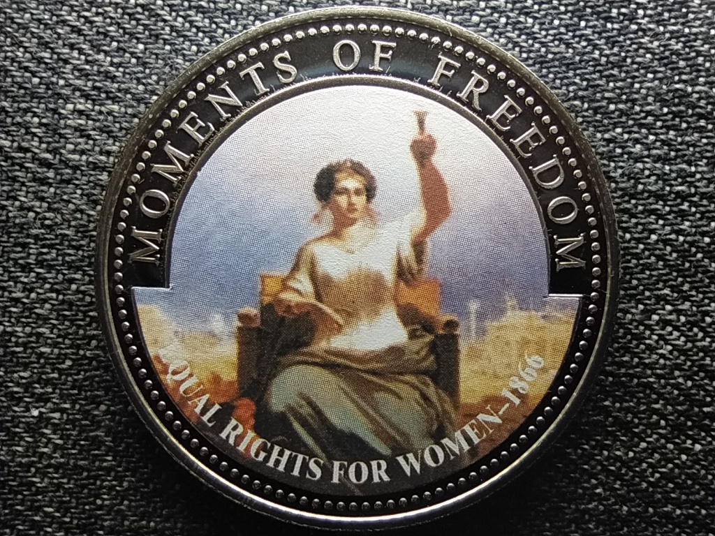 Libéria A szabadság pillanatai Női egyenjogúság 1868 10 Dollár