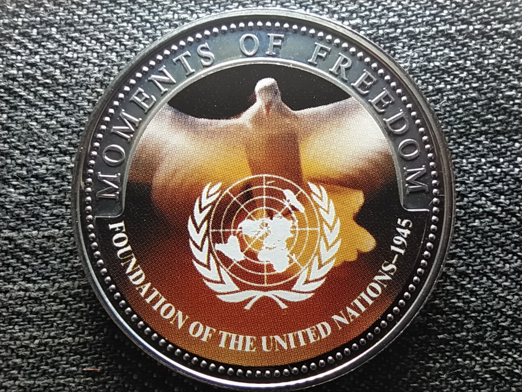 Libéria A szabadság pillanatai ENSZ alapítása 1945 10 Dollár