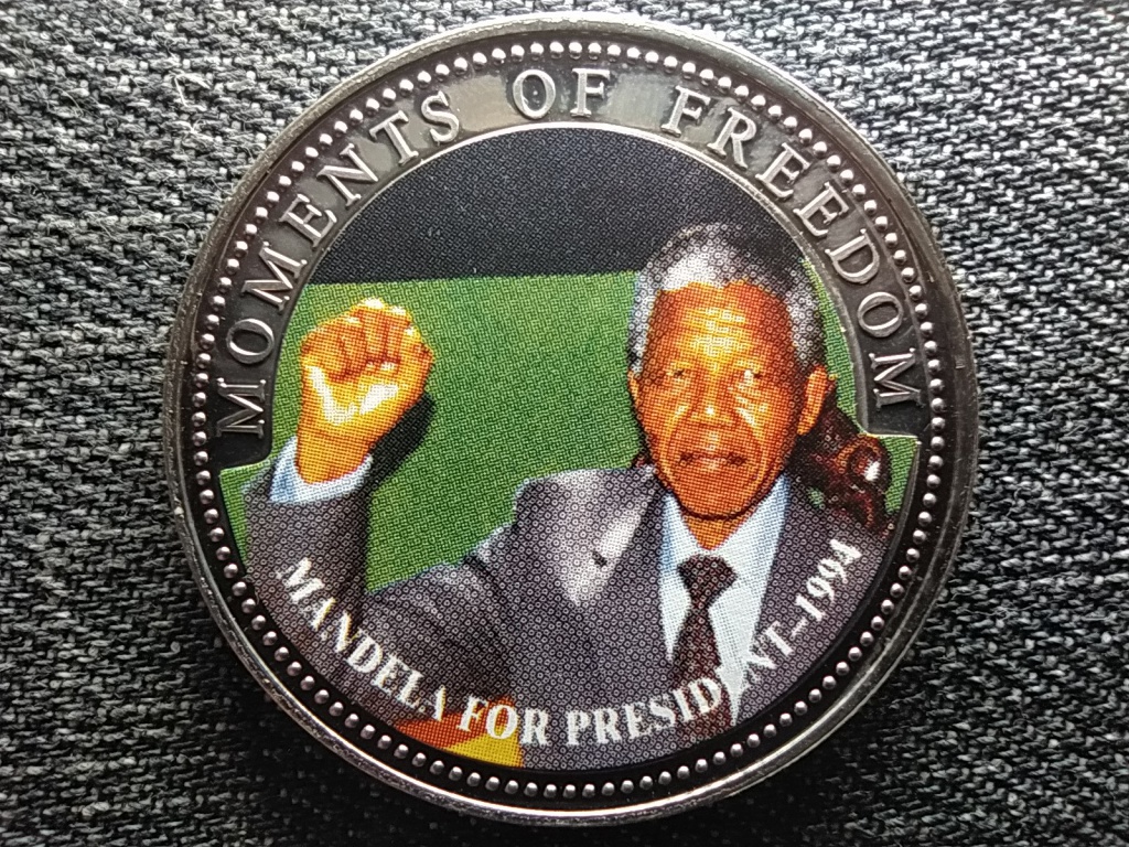 Libéria A szabadság pillanatai Mandelát elnöknek 1984 10 Dollár