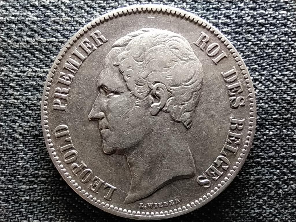Belgium I. Lipót (1831-1865) .900 ezüst 5 Frank