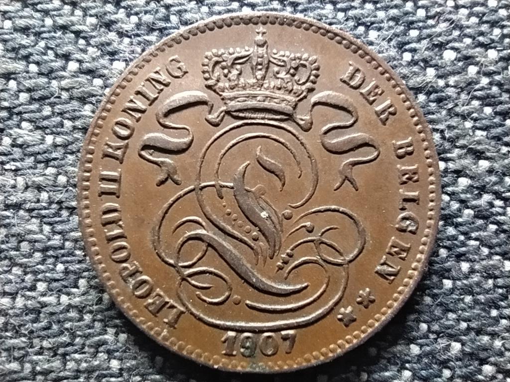 Belgium II. Lipót (1865-1909) 1 centime (holland felirat)