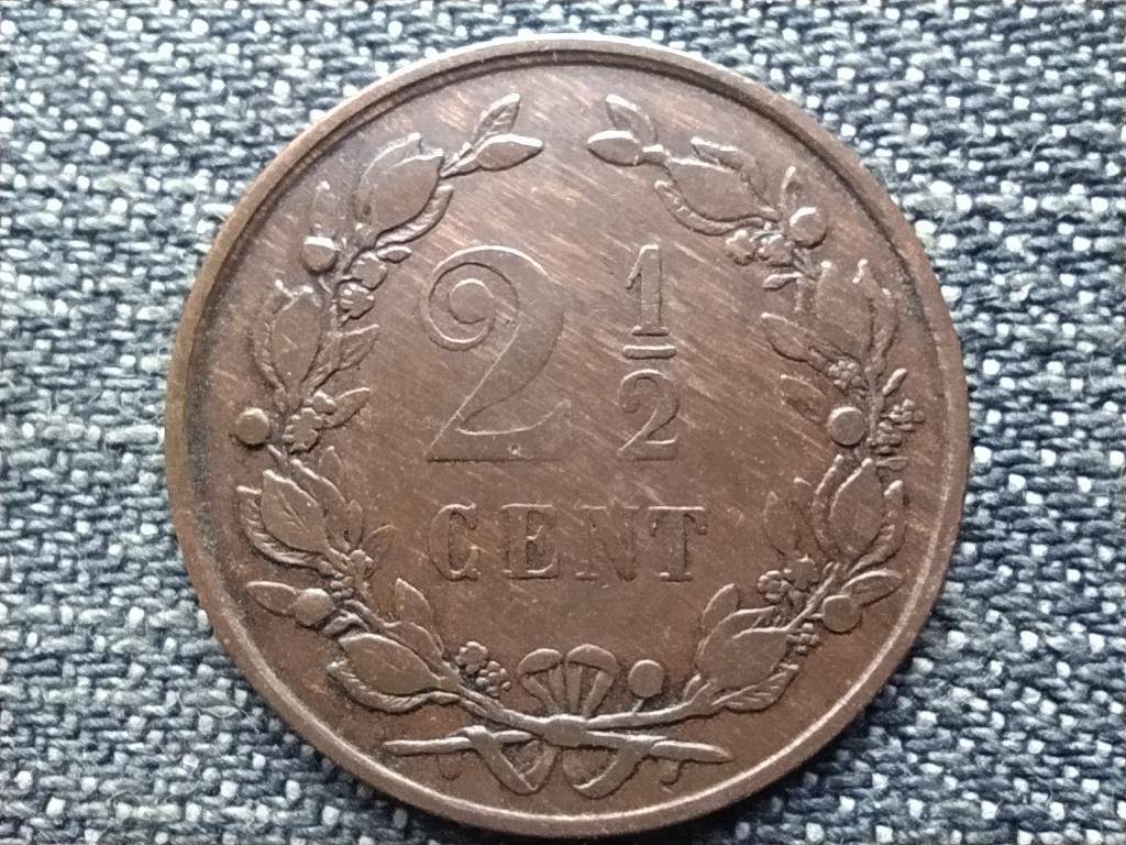 Hollandia III. Vilmos (1849-1890) 2 1/2 Cent