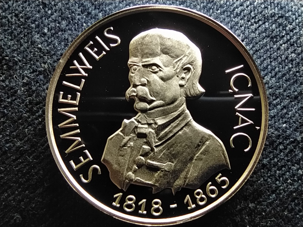Orvos sor Semmelweis Ignác .925 ezüst érem