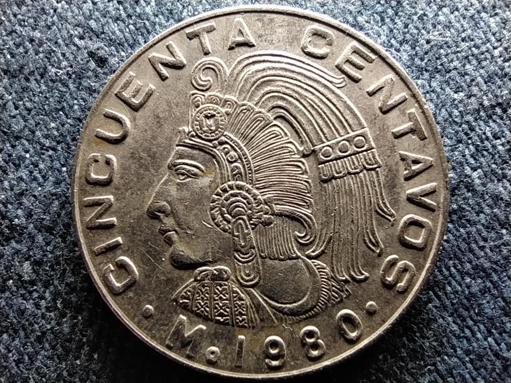 Mexikó Cuauhtémoc 50 centavó