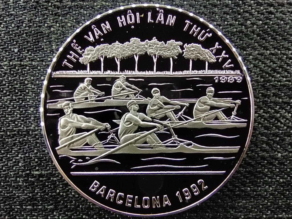Vietnám Nyári Olimpia Barcelona 1992 evezés .999 ezüst 100 Dong