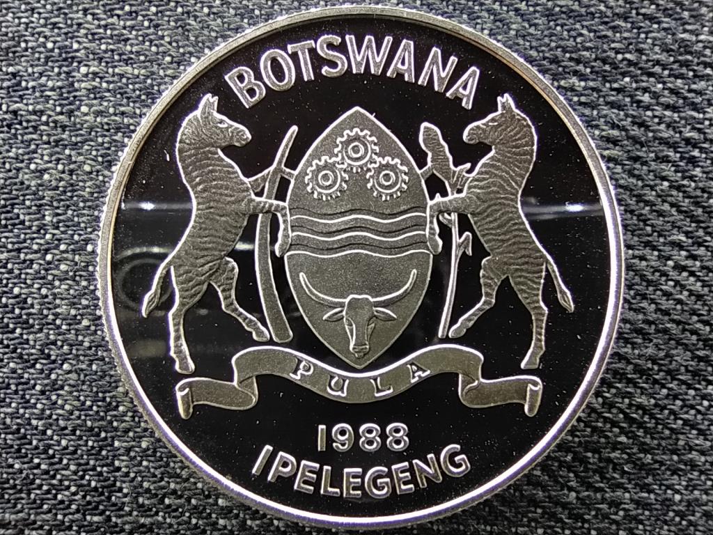 Botswana Nyári olimpia 1988 futók .925 ezüst 5 Pula