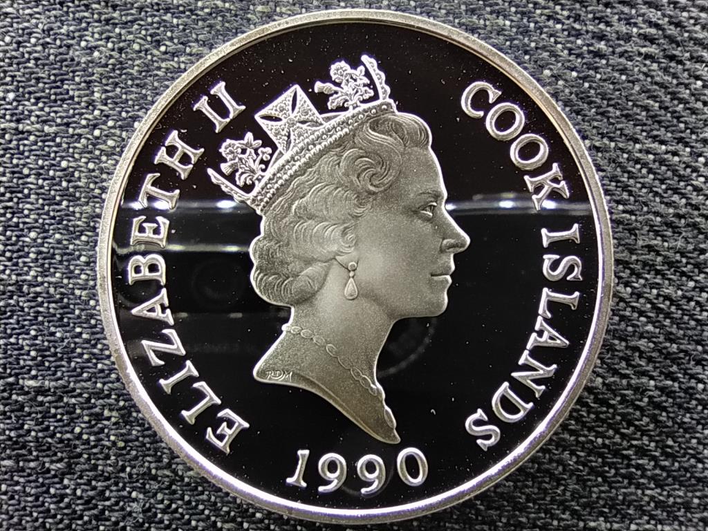 Cook-szigetek Nyári Olimpia Barcelona 1992 futó .925 ezüst 50 Dollár
