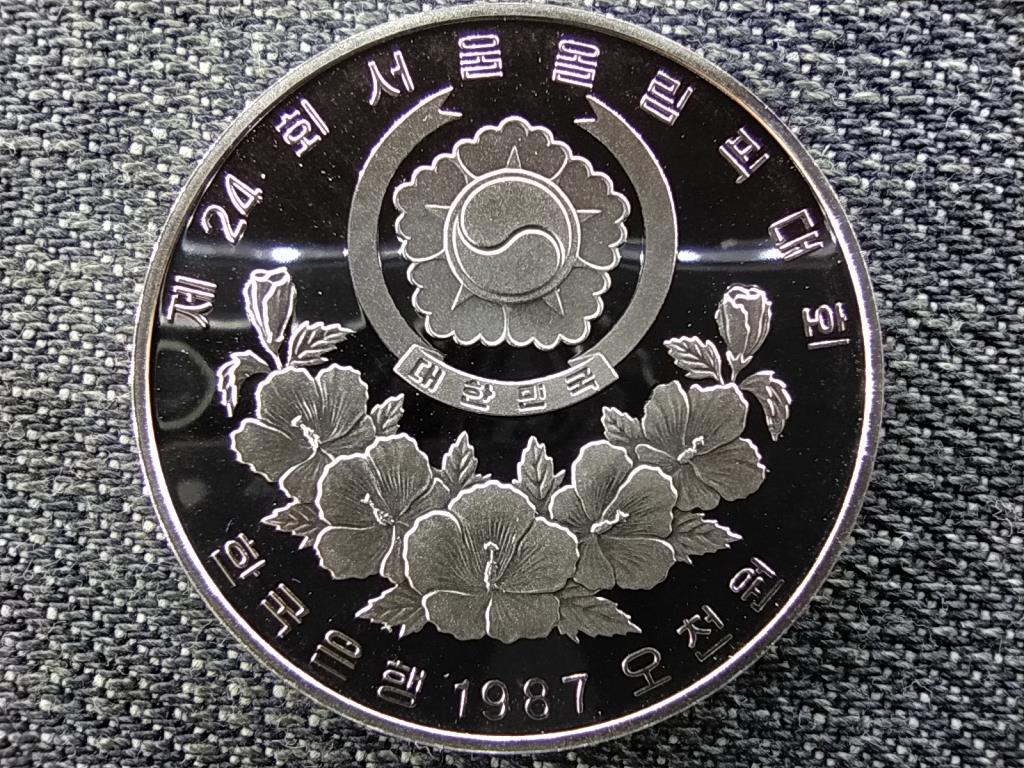 Dél-Korea Olimpiai Játékok Szöulban 1988 Hinta verseny .925 ezüst 5000 won