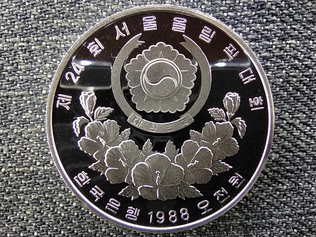 Dél-Korea Olimpiai Játékok Szöulban 1988 Koreai birkózás .925 ezüst 5000 won