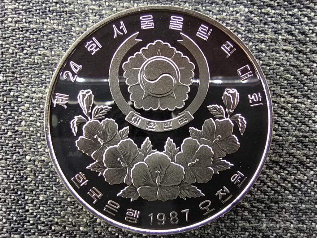 Dél-Korea Olimpiai Játékok Szöulban 1988 Taekwondo .925 ezüst 5000 won
