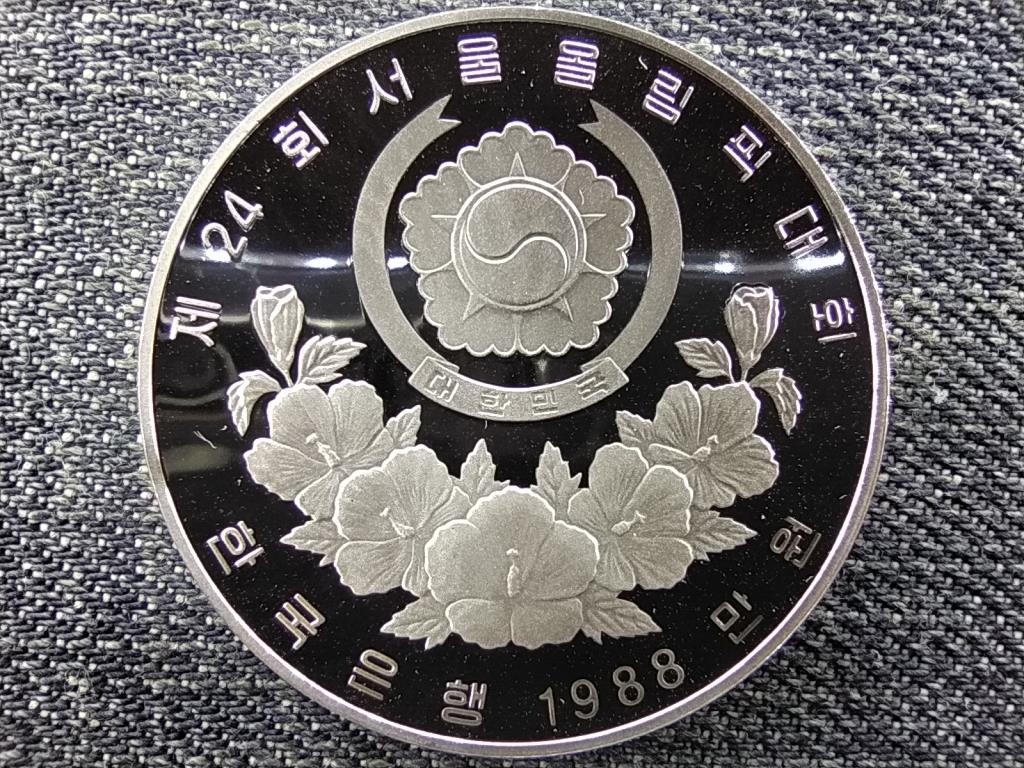 Dél-Korea Olimpiai Játékok Szöulban 1988 Díjugratás .925 ezüst 10000 won