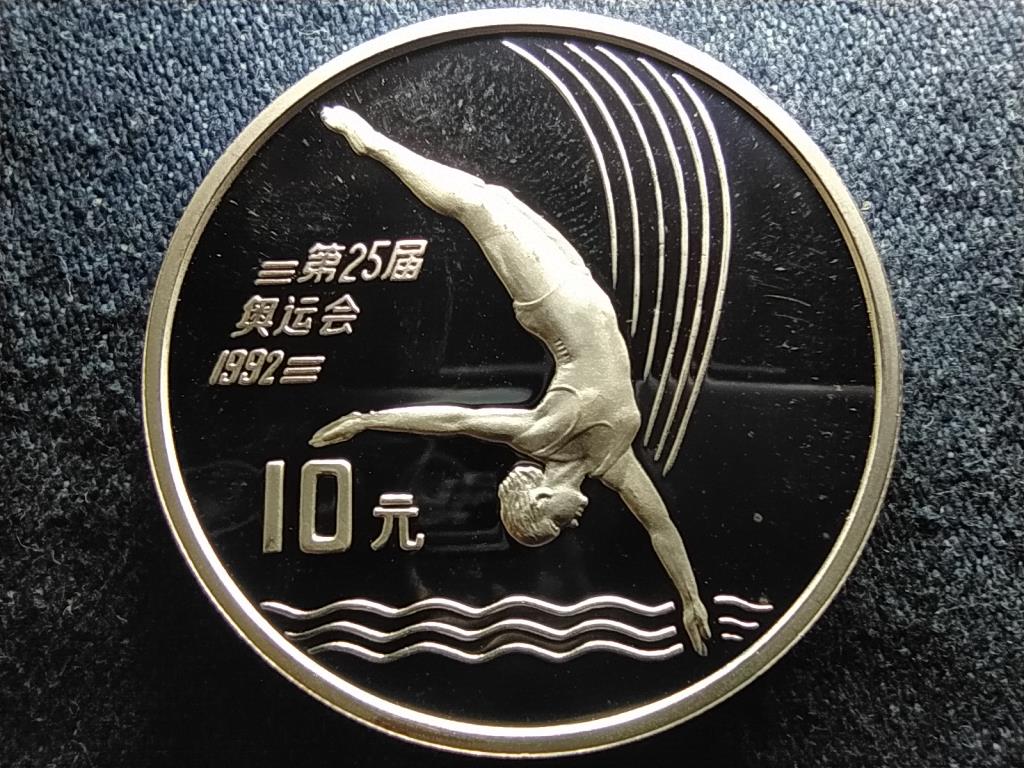 Kína Nyári Olimpia 1992, Barcelona, Műugrás .900 ezüst 10 Jüan