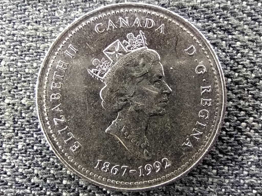 Kanada 125 éves az Államszövetség Alberta 25 Cent