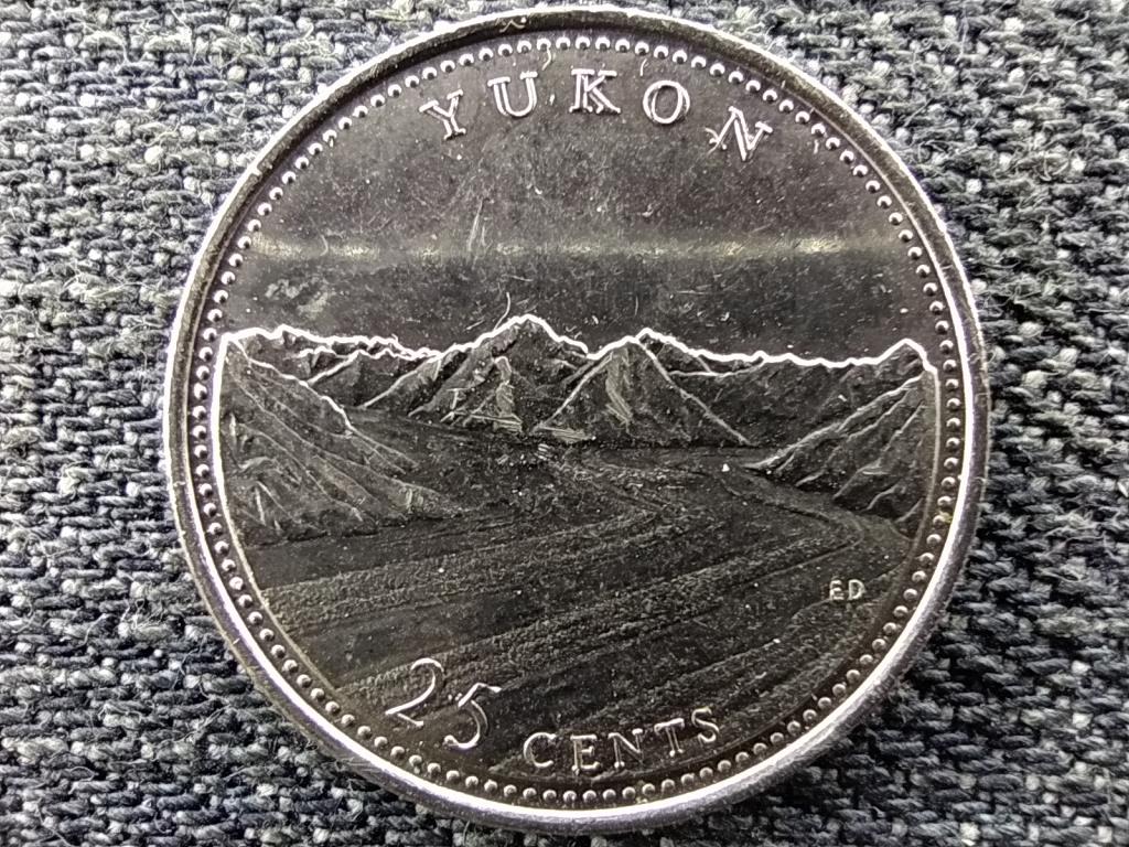 Kanada 125 éves az Államszövetség Yukon 25 Cent