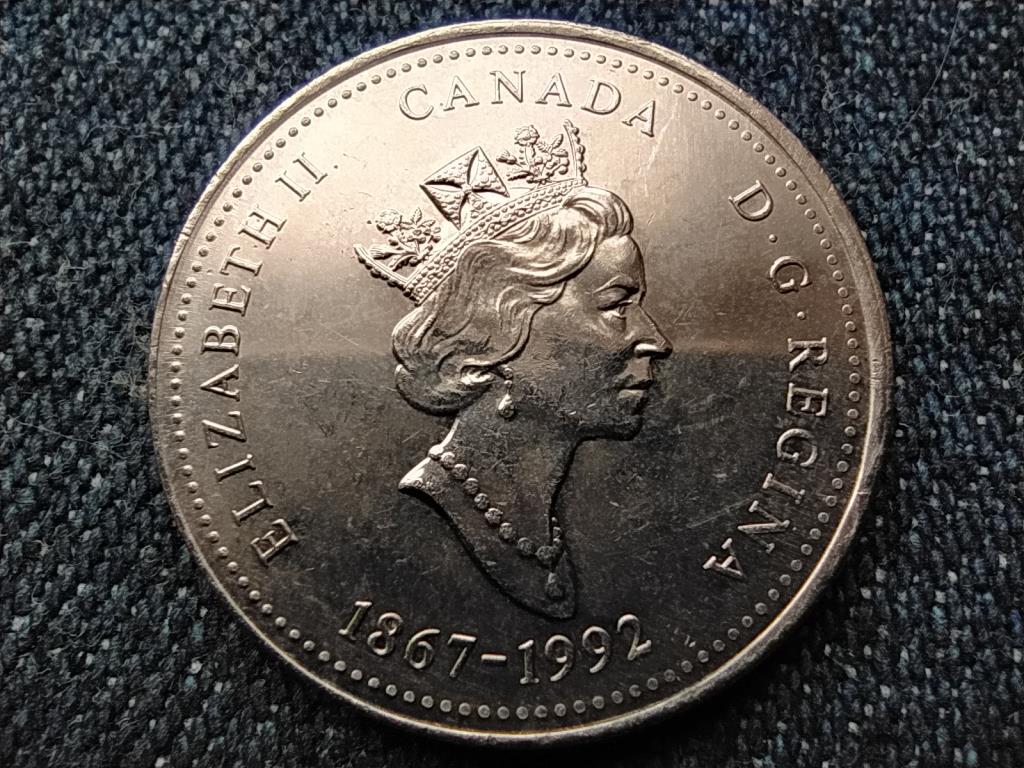 Kanada 125 éves az Államszövetség Manitoba 25 Cent