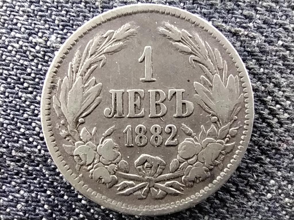 Bulgária I. Sándor (1879-1886) .835 ezüst 1 Leva