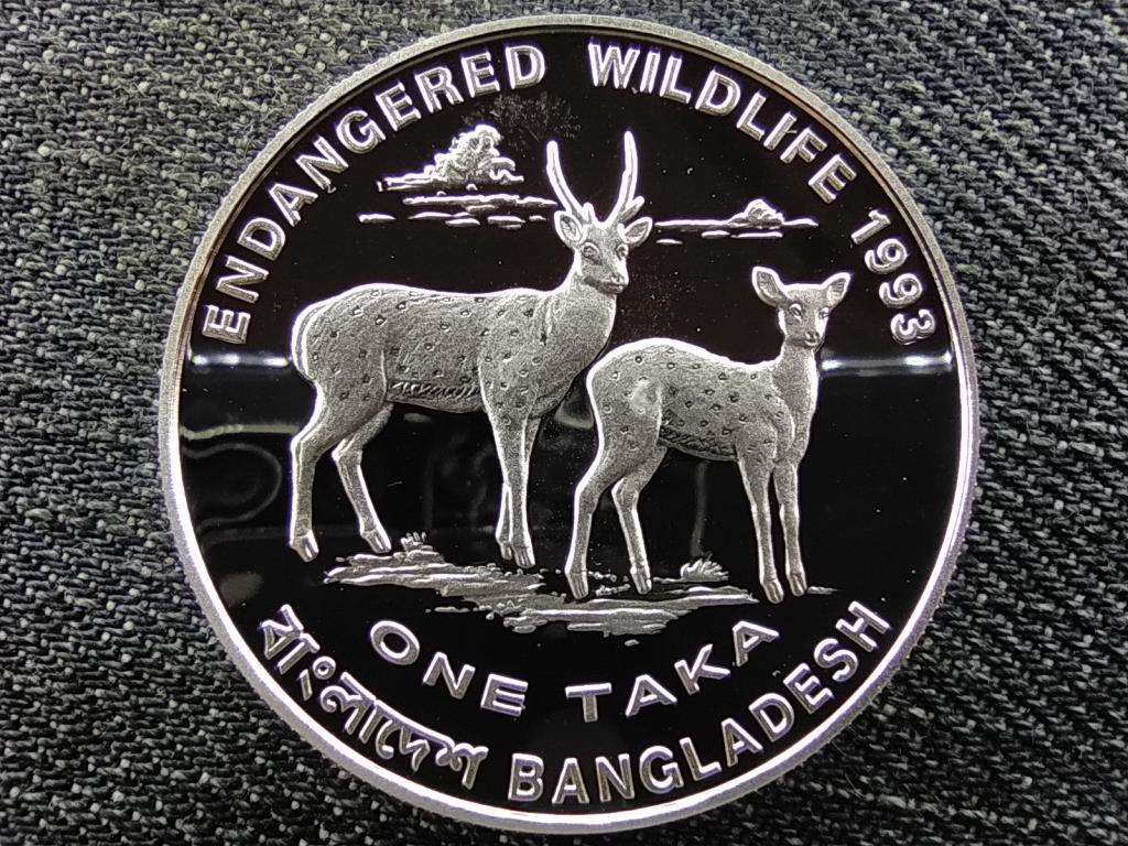 Banglades Veszélyeztetett vadvilág .925 ezüst 1 Taka