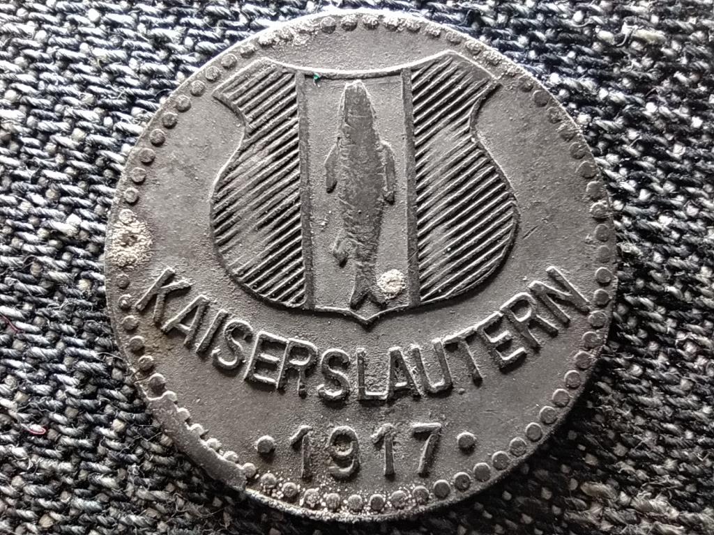 Német Államok Bajorország Kaiserslautern szükségpénz 10 pfennig szükségpénz