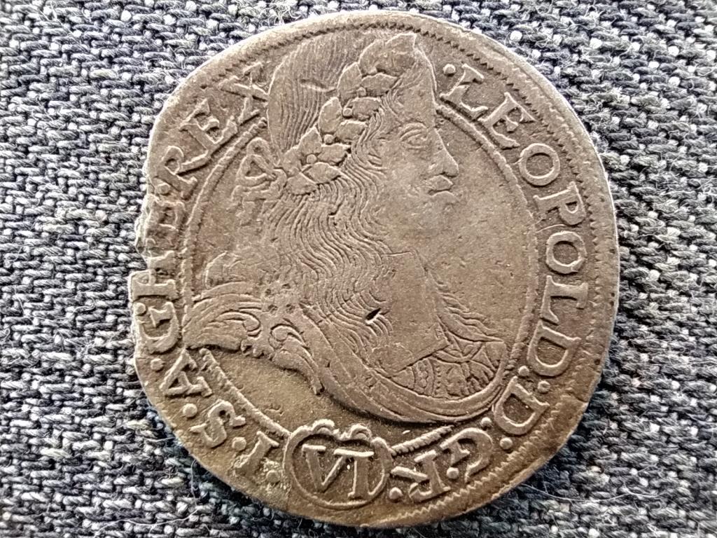 Német-Római Birodalom Leopold I. császár (1658-1705) ezüst 6 krajcár