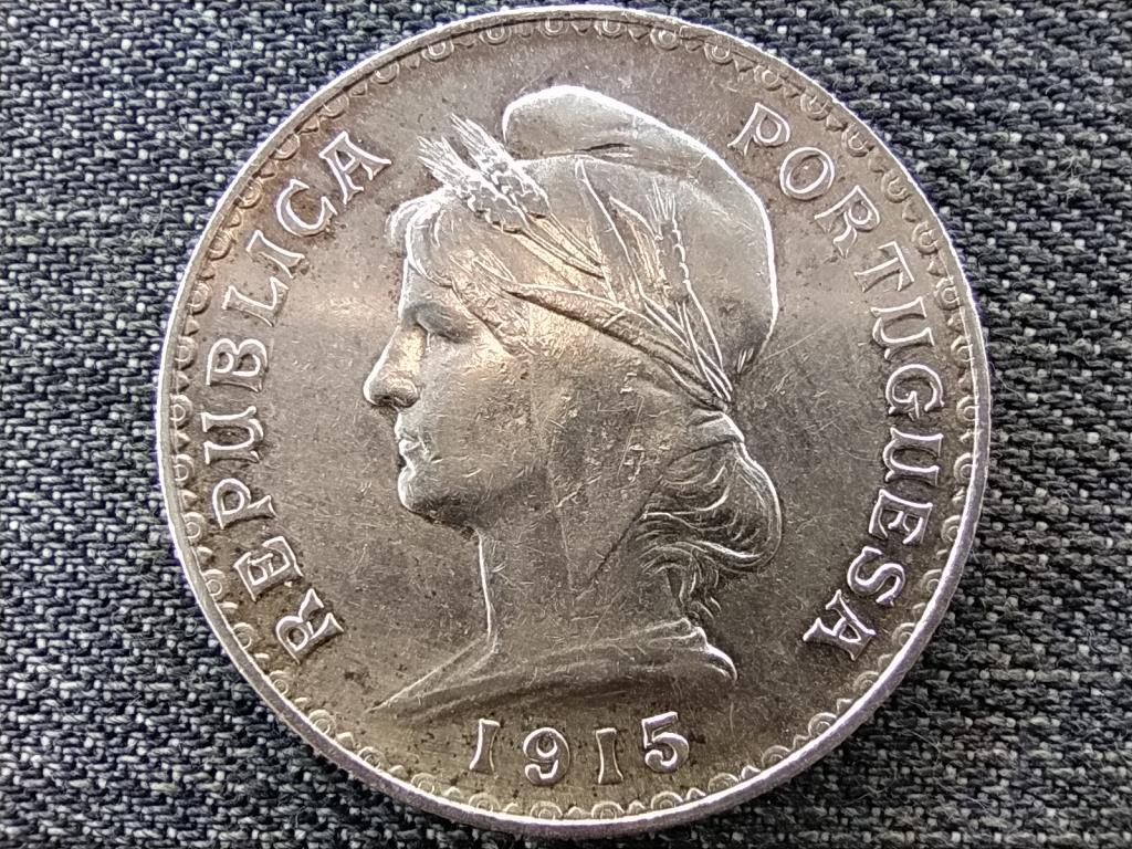 Portugália Első köztársaság (1910-1926) .835 ezüst 1 Escudo