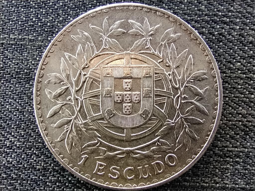 Portugália Első köztársaság (1910-1926) .835 ezüst 1 Escudo