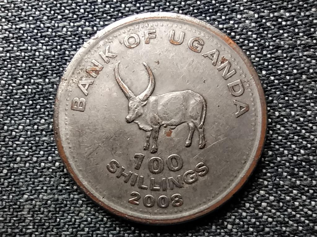 Uganda afrikai bika 100 shilling