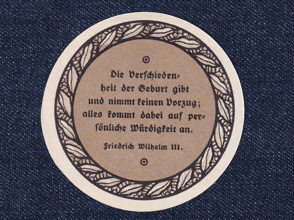 Németország Eckartsberga kör alakú 25 Pfennig szükségpénz