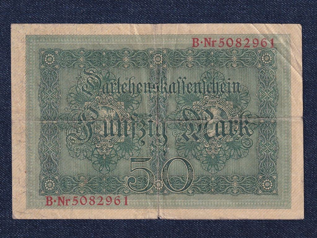 Németország Második Birodalom (1871-1918) papír 50 Márka bankjegy